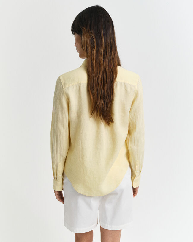 Camicia di lino regular fit