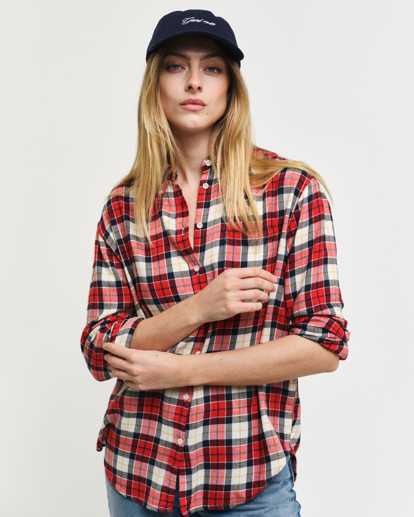 Camicia in flanella a quadri relaxed fit