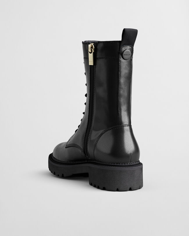 Stivaletti Keliin in pelle con lacci