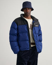 Giacca imbottita a blocchi di colore