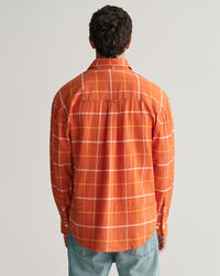 Camicia a quadri testurizzata oversize