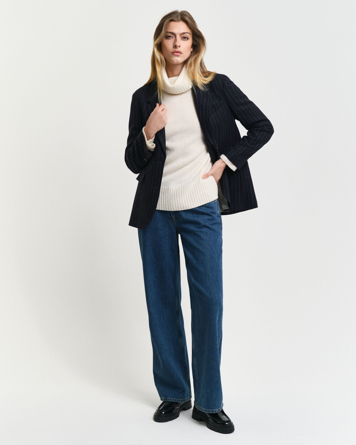 Maglia a collo alto in cashmere