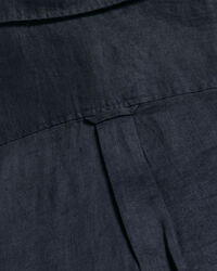 Camicia di lino a quadri in chambray regular fit