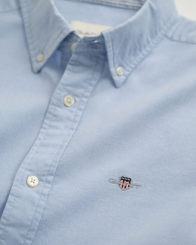 Camicia elasticizzata Oxford slim fit