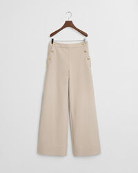 Pantaloni a vita alta con bottoni