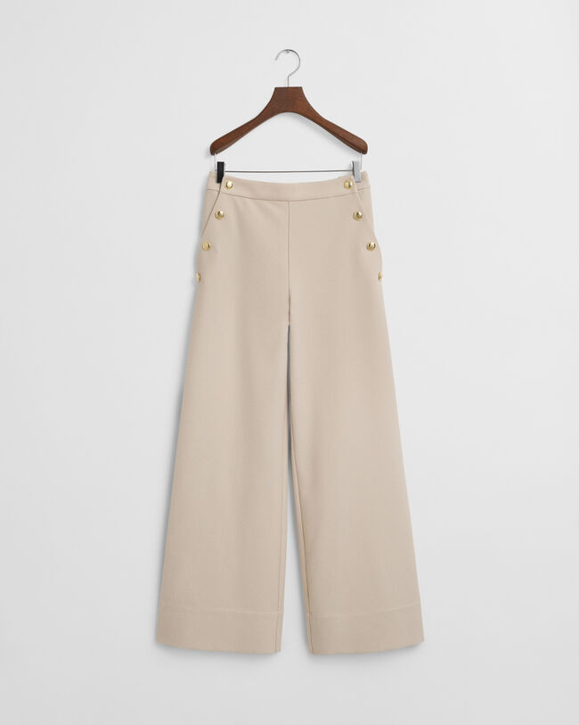 Pantaloni a vita alta con bottoni