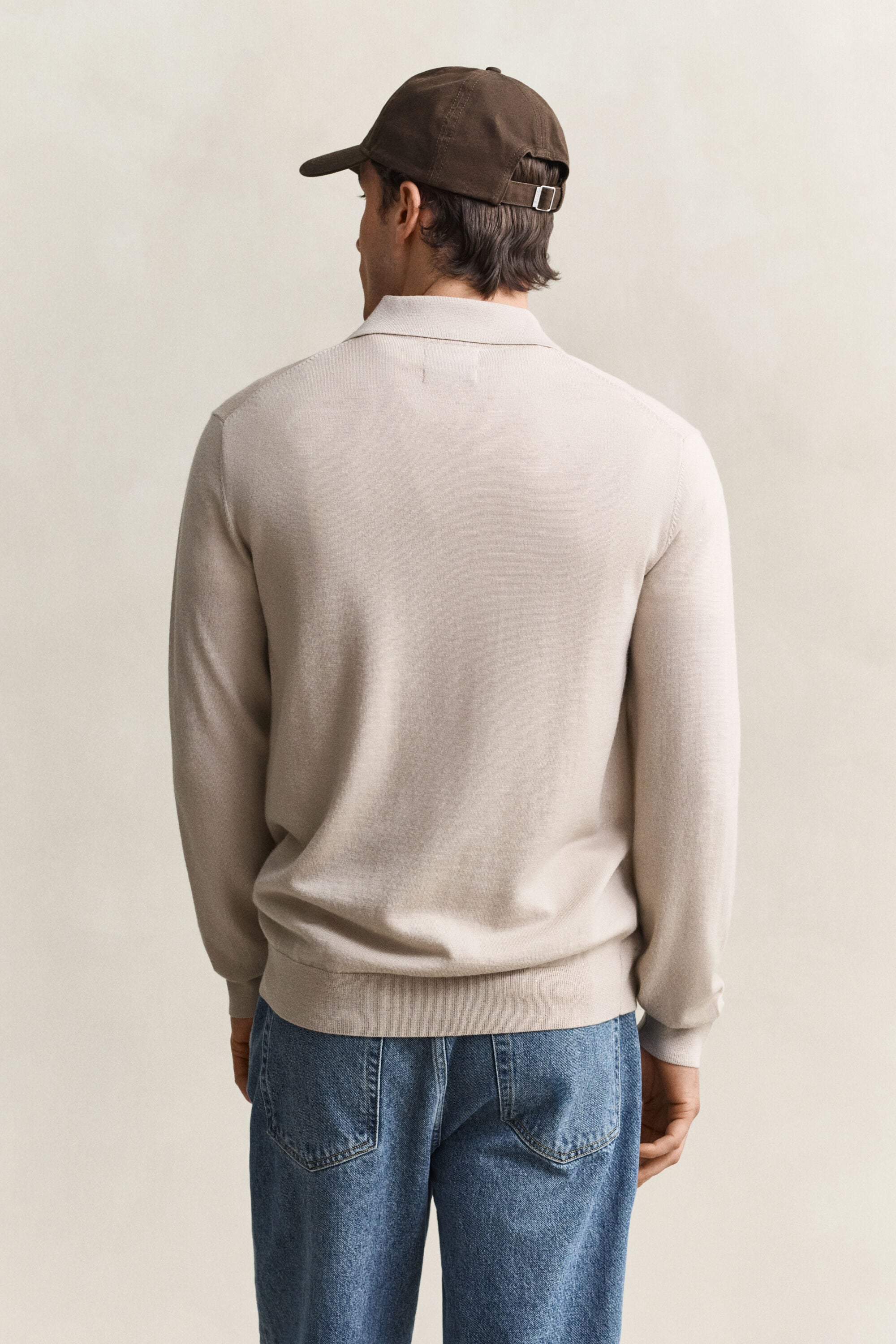Polo in finissima lana merino