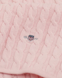 Copertina in maglia di cotone a trecce Shield Baby
