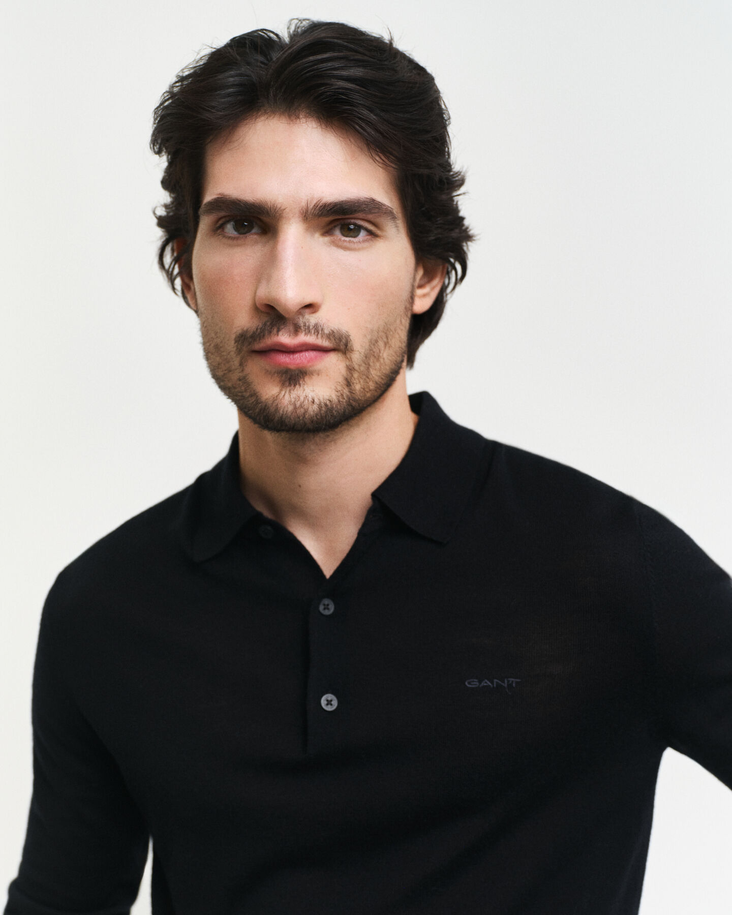 Polo in finissima lana merino