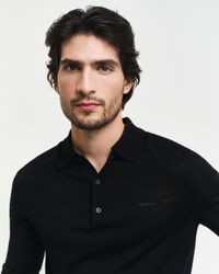 Polo in finissima lana merino