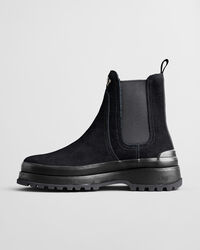 Stivaletti Wintly spessi stile Chelsea in camoscio