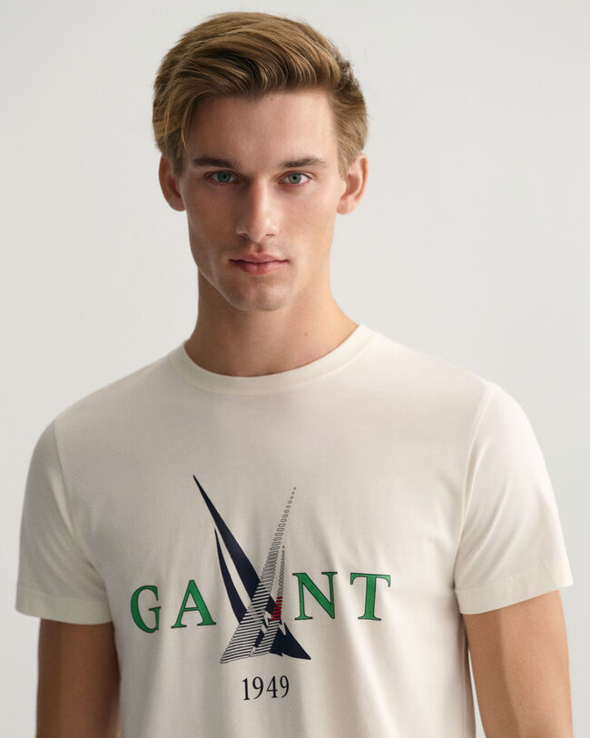 T-shirt con stampa Sail