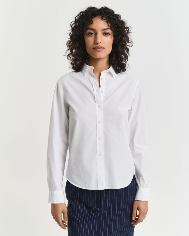 Camicia classica in popeline regular fit