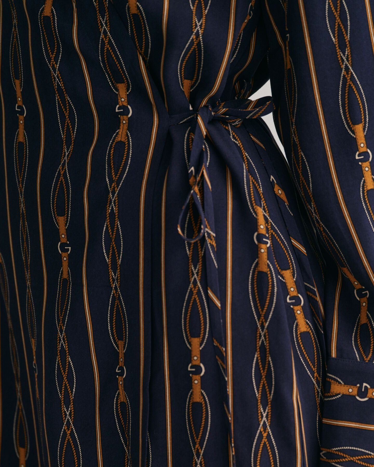 Abito a portafoglio Rope a righe regular fit