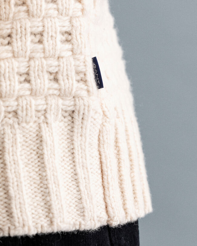 Maglia a collo alto Chunky Texture