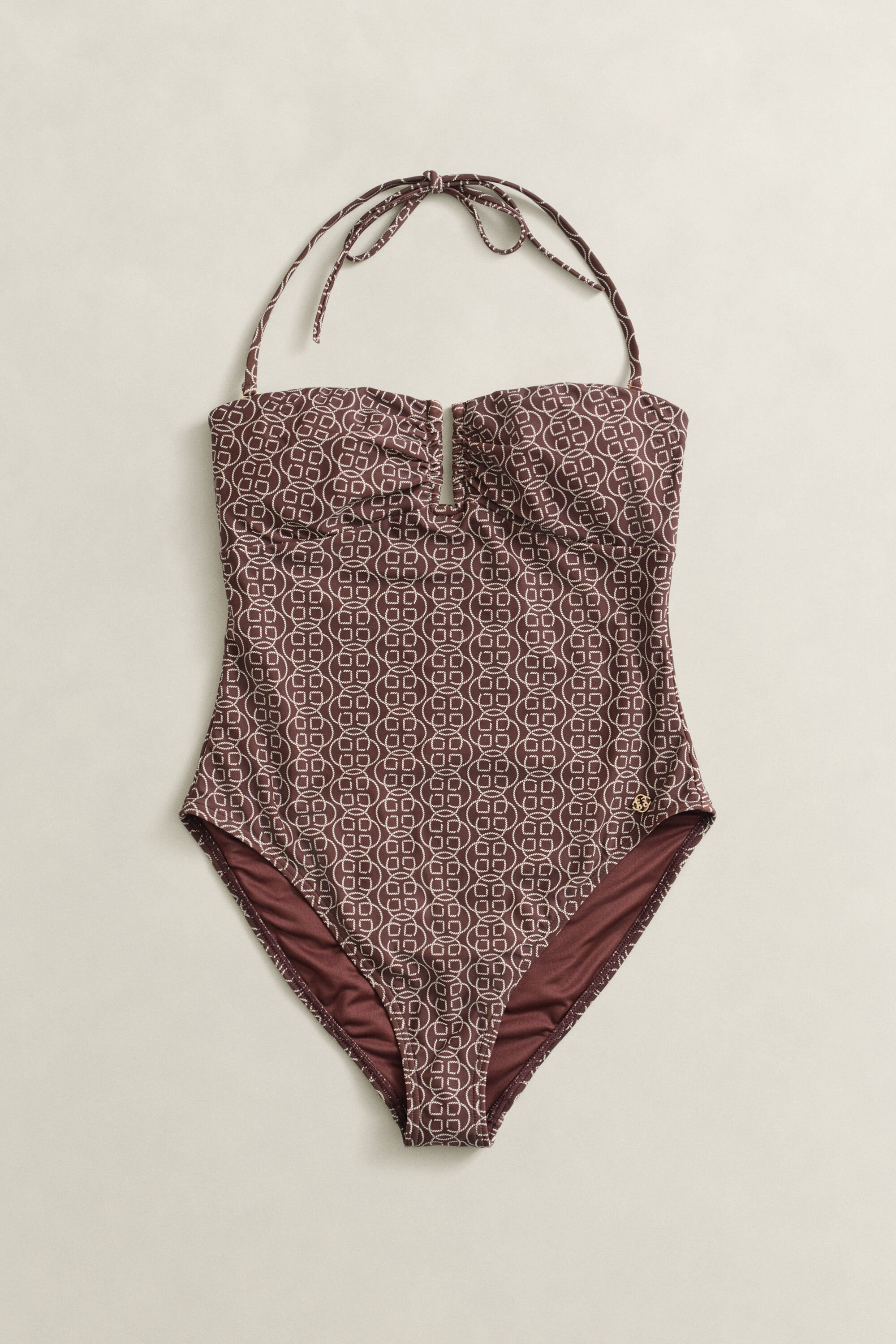 Costume da bagno con imbottitura e stampa