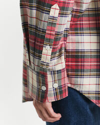 Camicia Oxford oversize a quadri