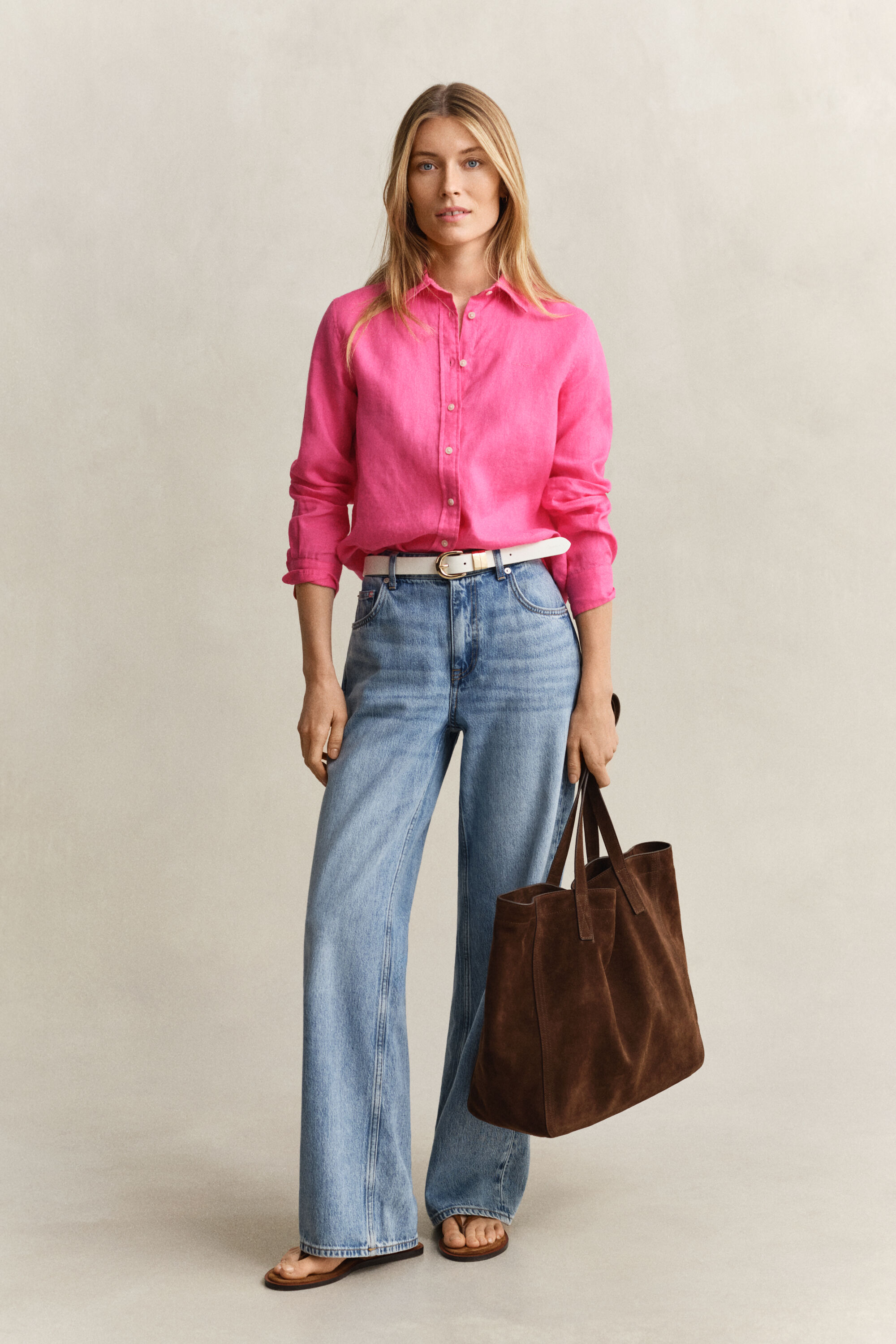 Camicia di lino regular fit