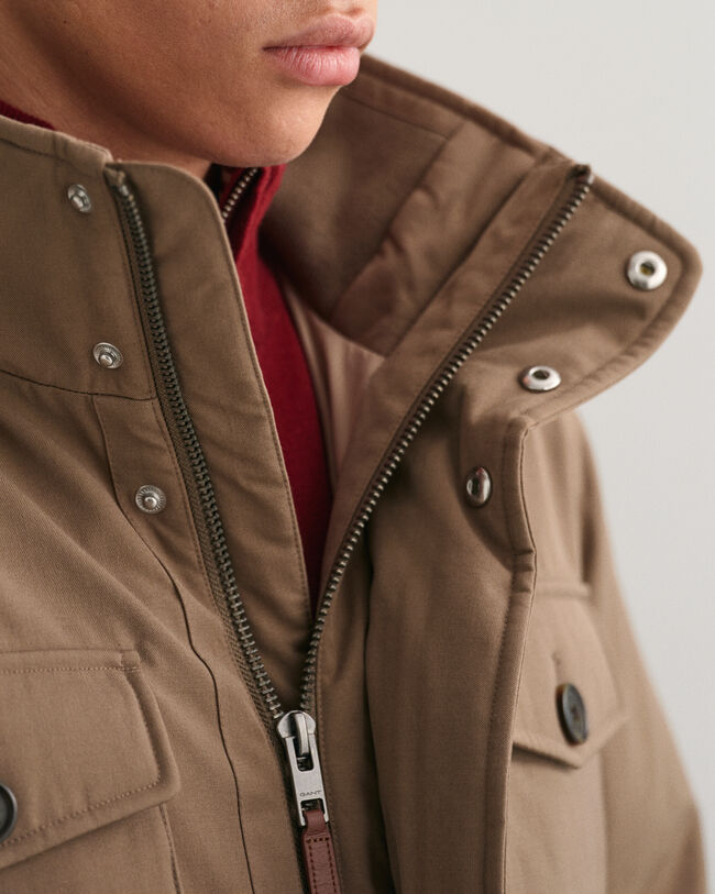 Giacca Field in flanella imbottita