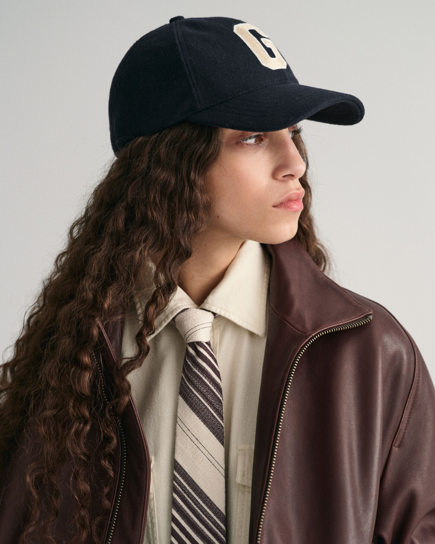 Cravatta a righe Raw Silk