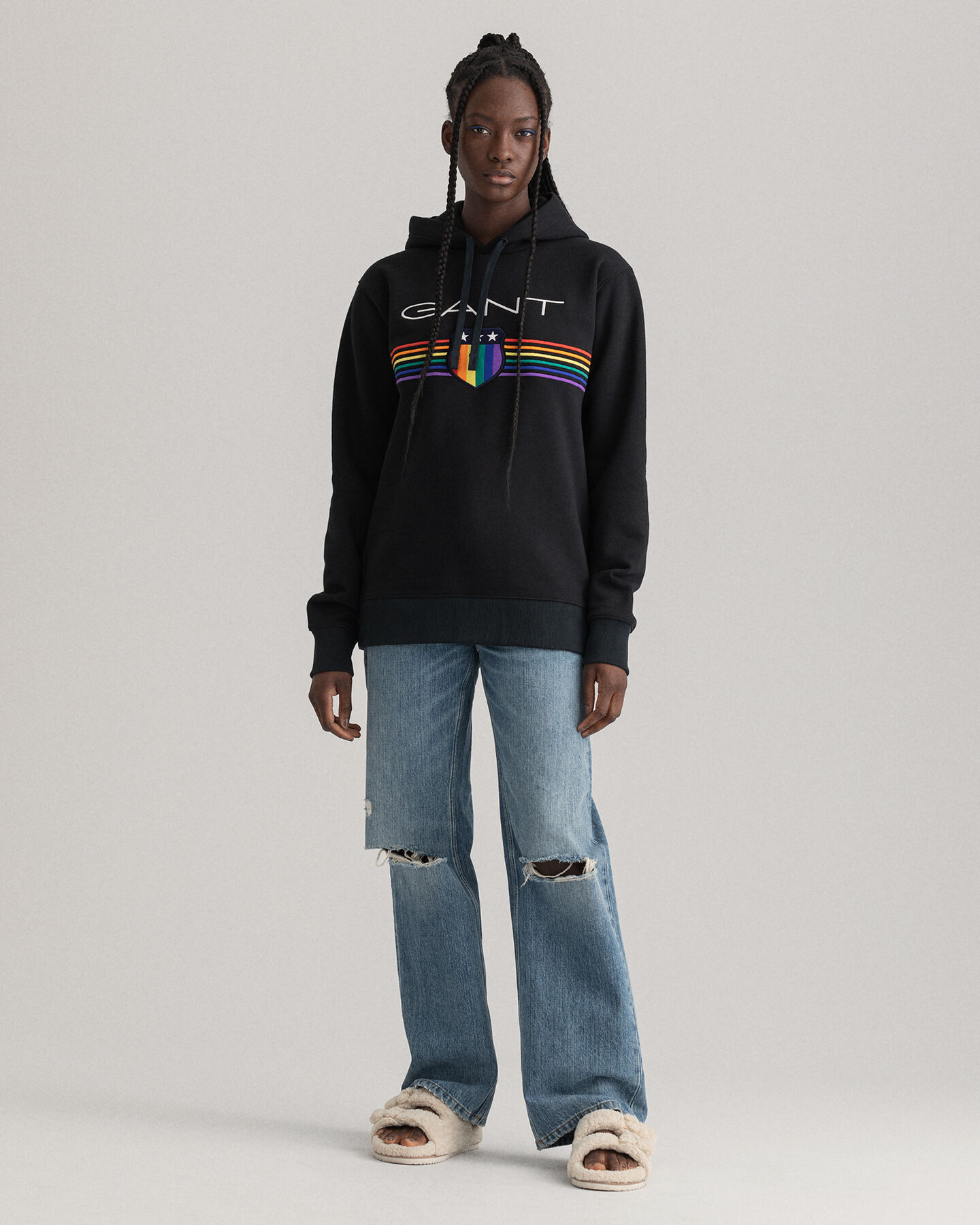 Felpa Pride con cappuccio