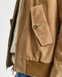 Giacca Harrington scamosciata