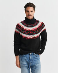 Maglia a collo alto Fair Isle
