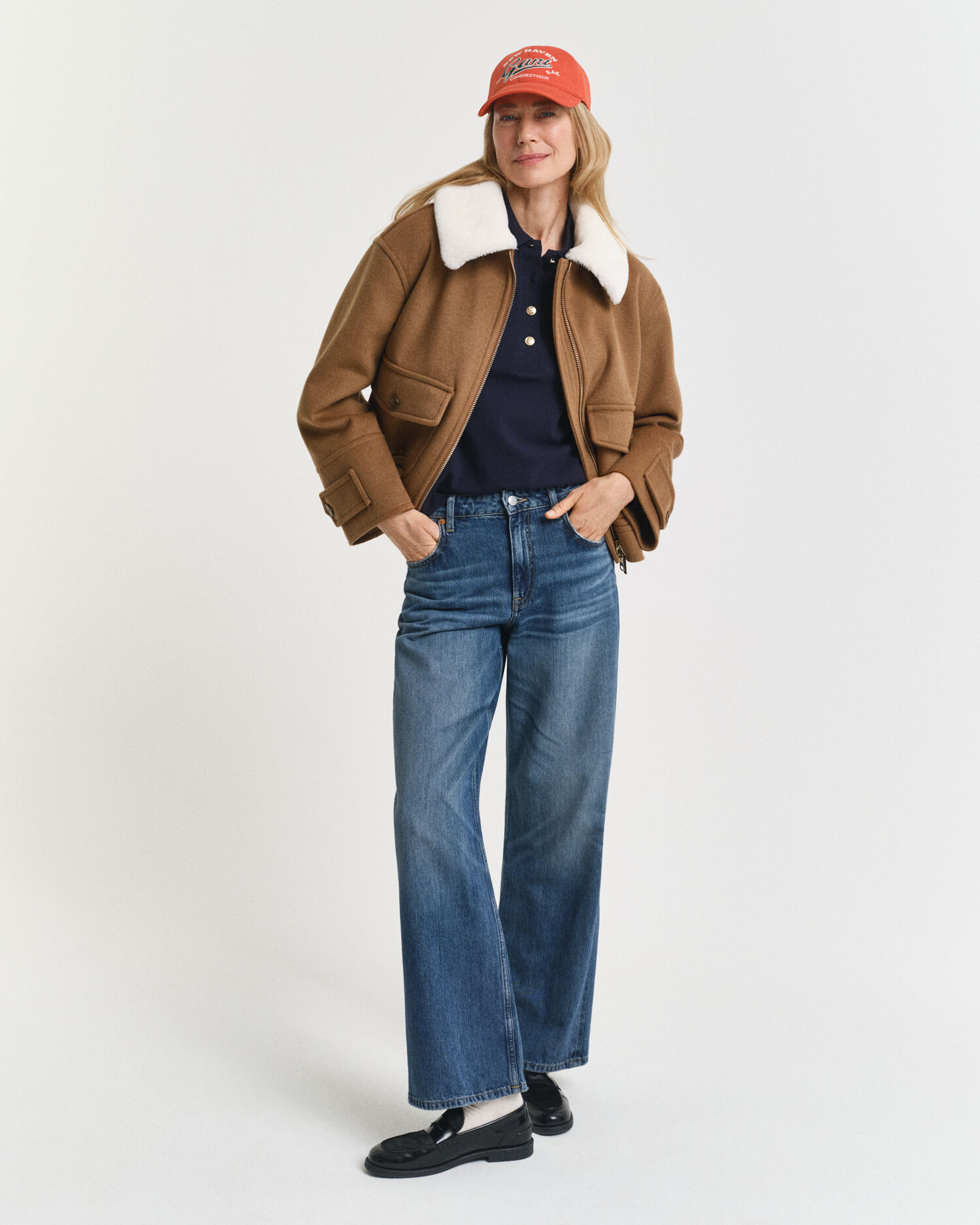 Polo in piqué a maniche lunghe