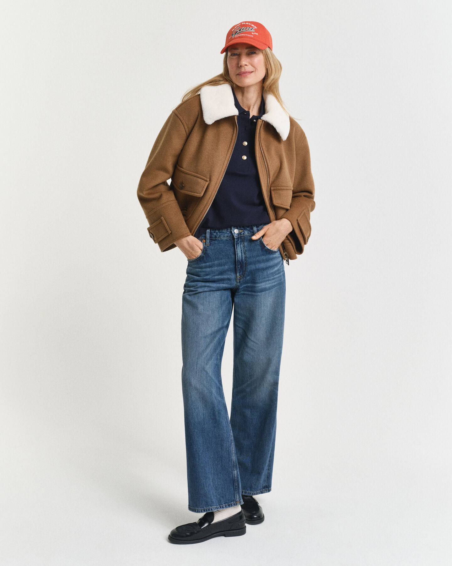 Polo in piqué a maniche lunghe