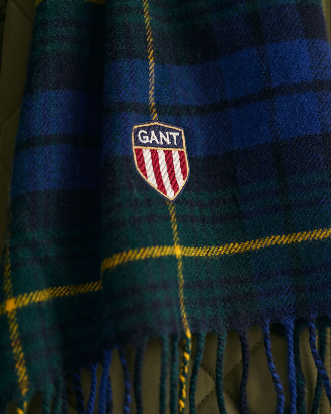 Sciarpa in lana a quadri