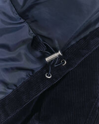 Piumino in velluto a coste