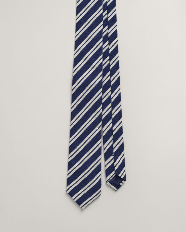 Cravatta Raw Silk in seta a righe