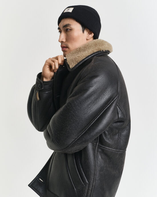 Berretto in misto cotone a coste