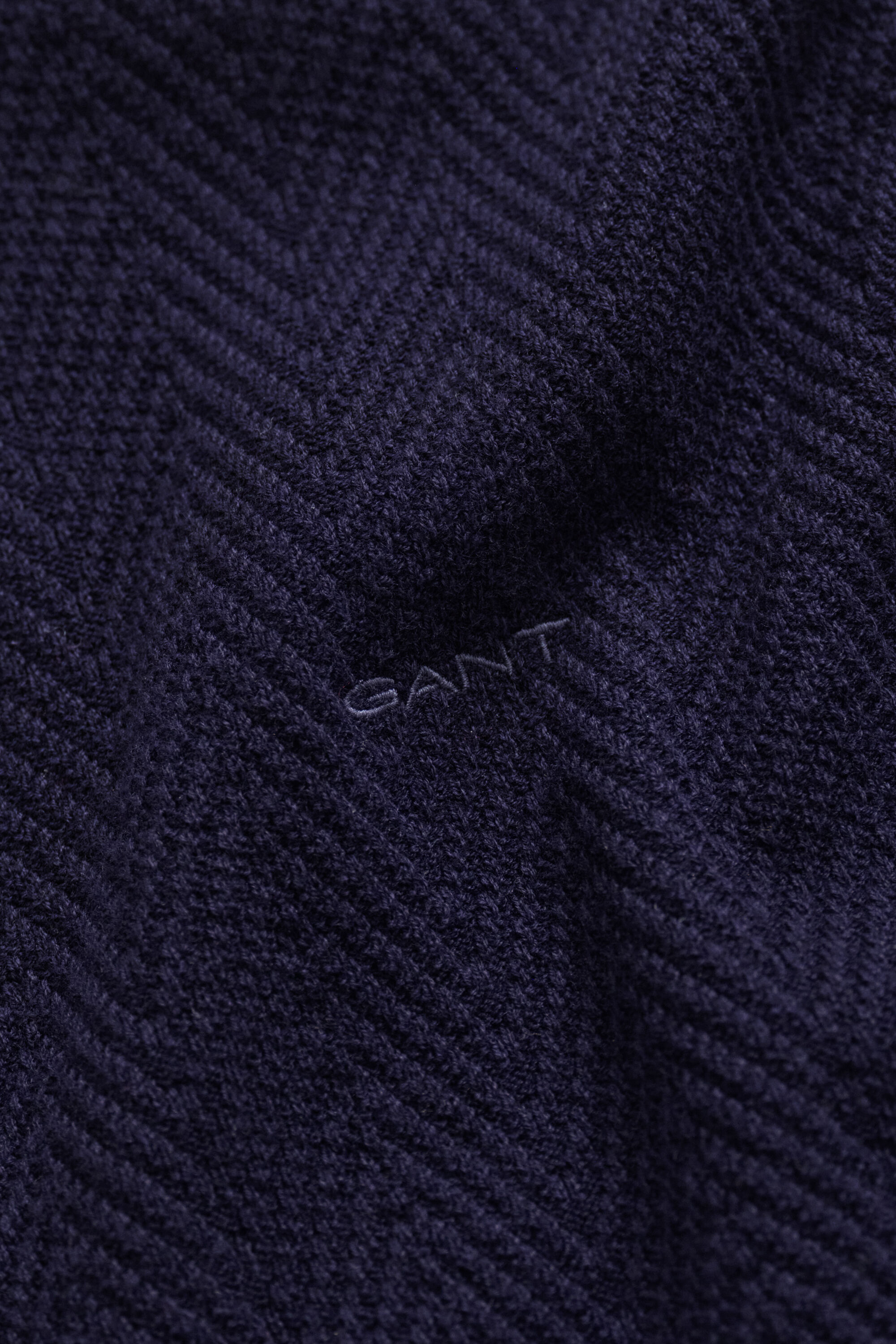 Cardigan con zip e motivo a spina di pesce