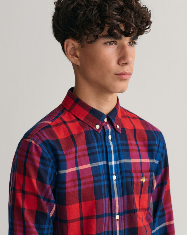 Camicia in flanella a scacchi Teen Boys