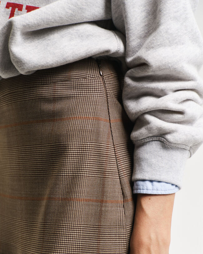 Gonna plissettata a quadri