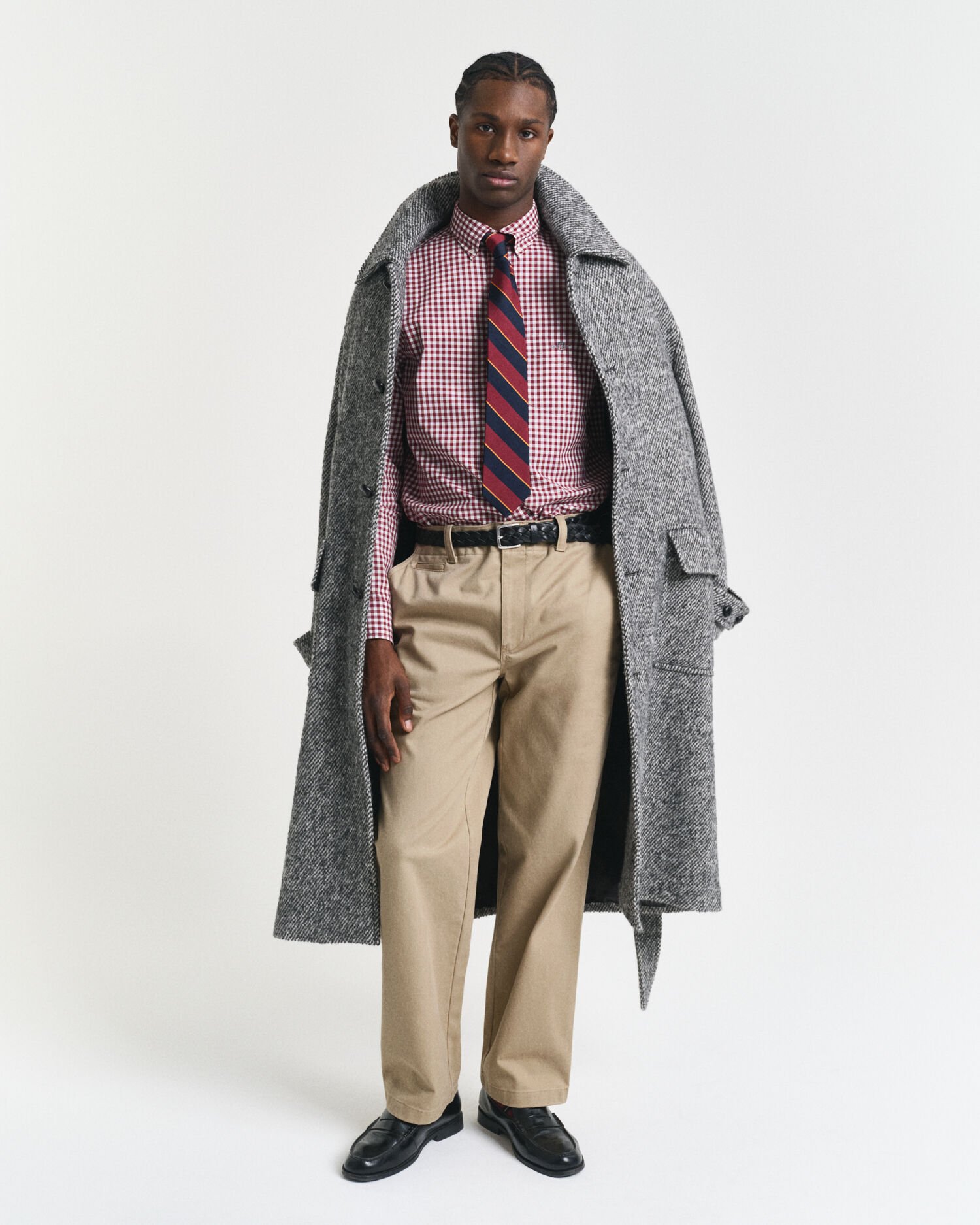 Camicia classica in popeline percalle regular fit