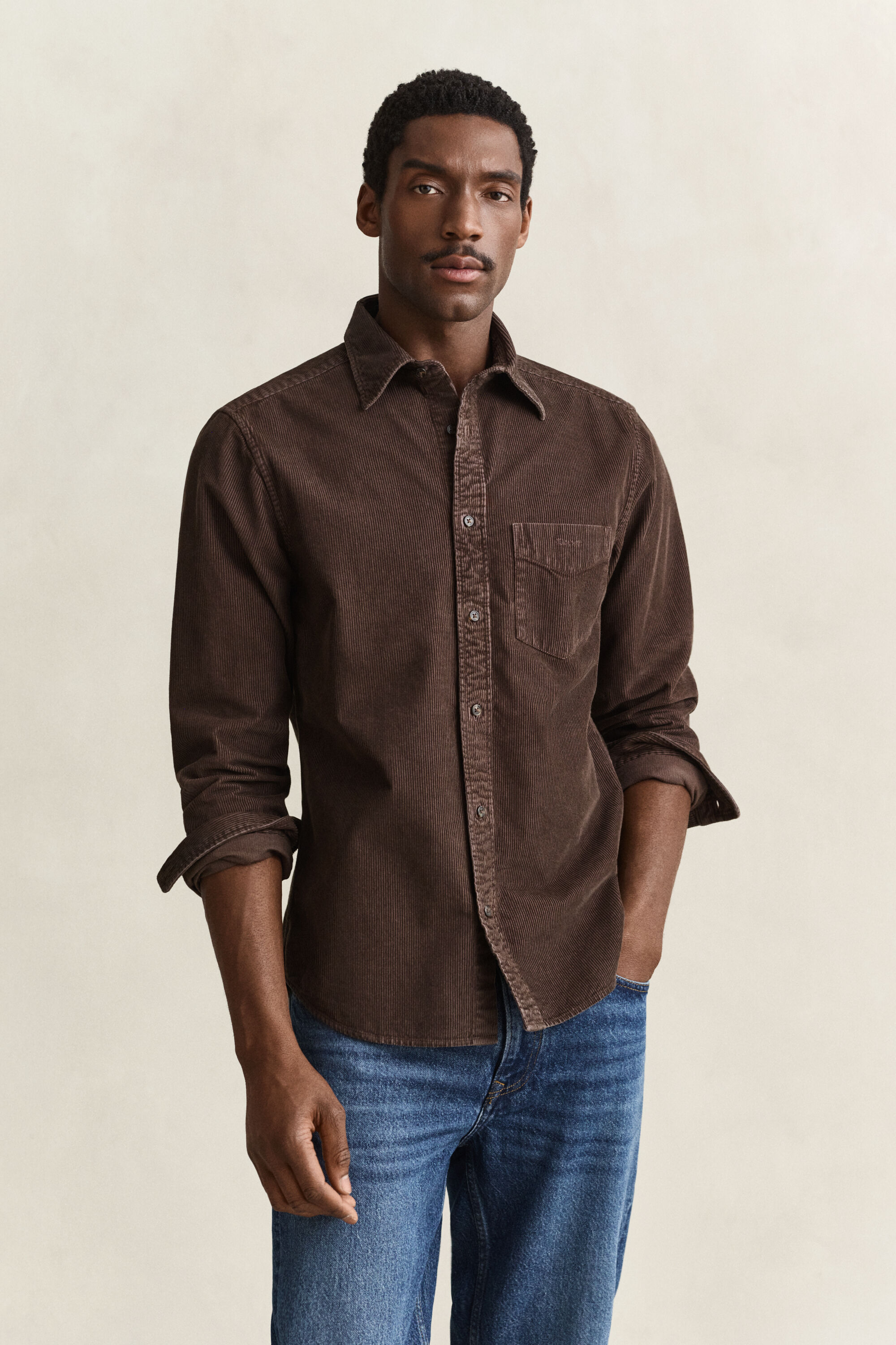 Camicia in velluto a coste