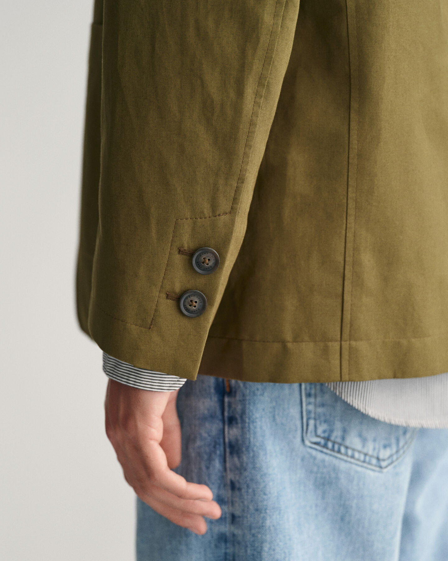 Blazer in cotone regular fit