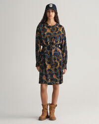 Abito chemisier con stampa Rope