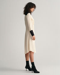 Abito chemisier a blocchi di colore