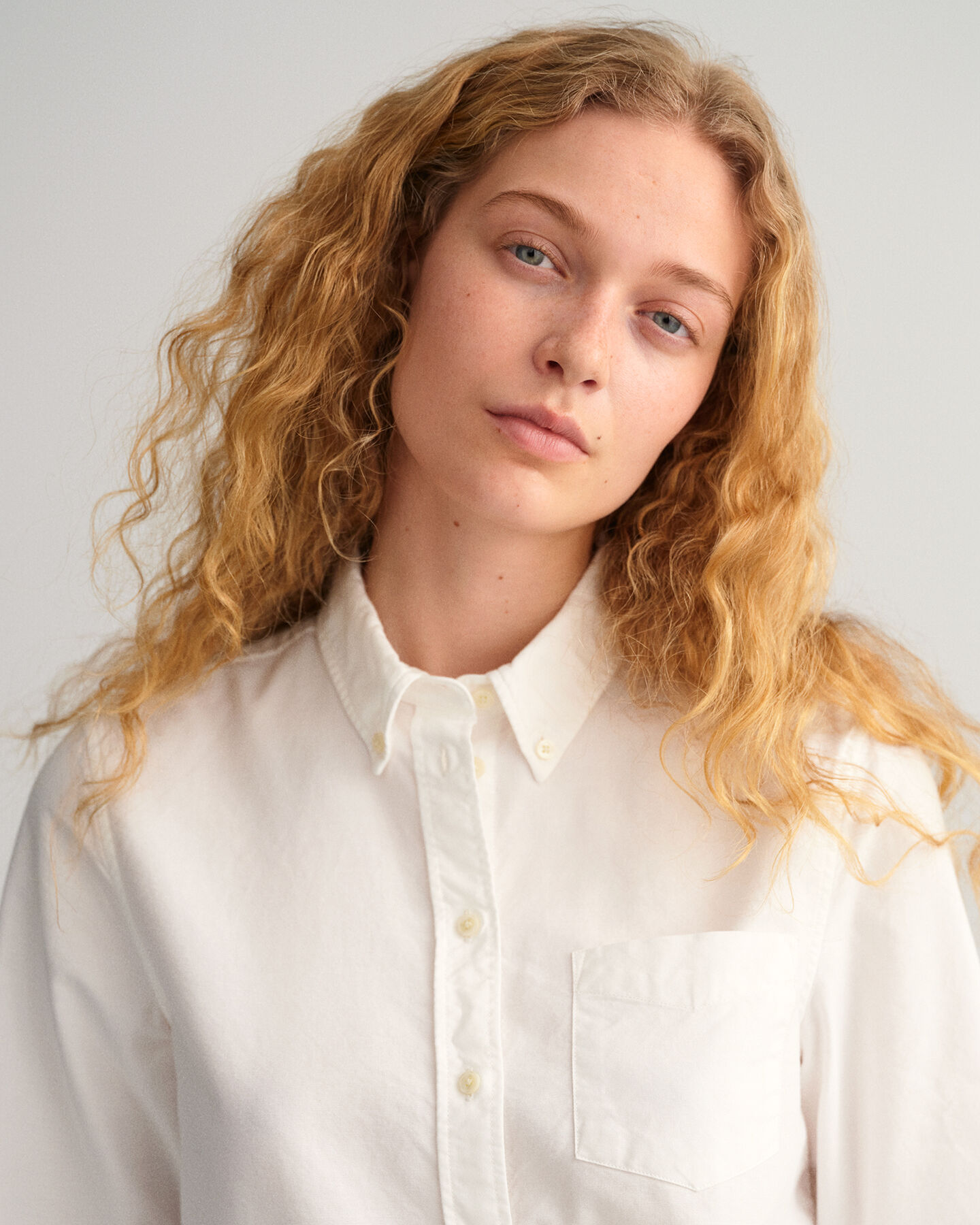 Camicia Oxford tinta in capo regular fit