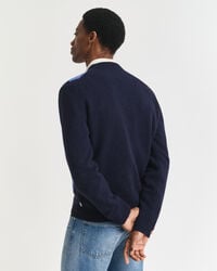 Maglia girocollo a rombi