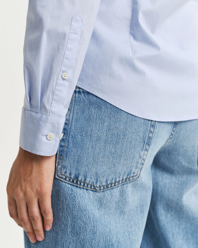 Camicia in popeline slim fit