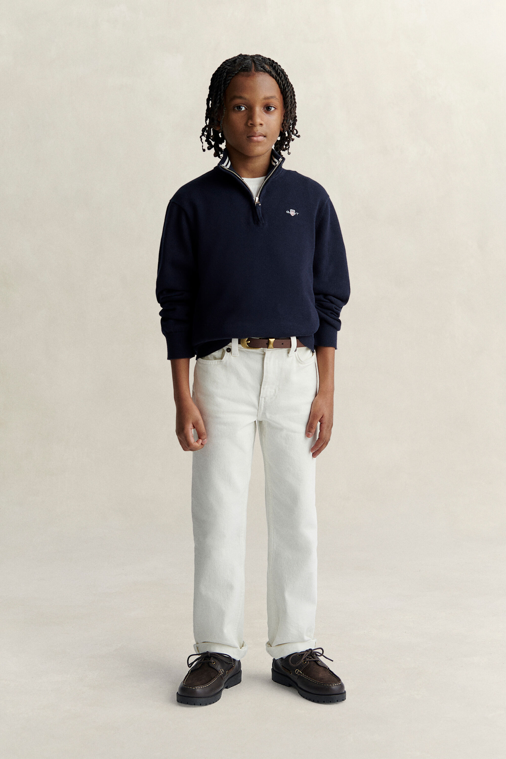 Maglia con zip corta Teen Boys