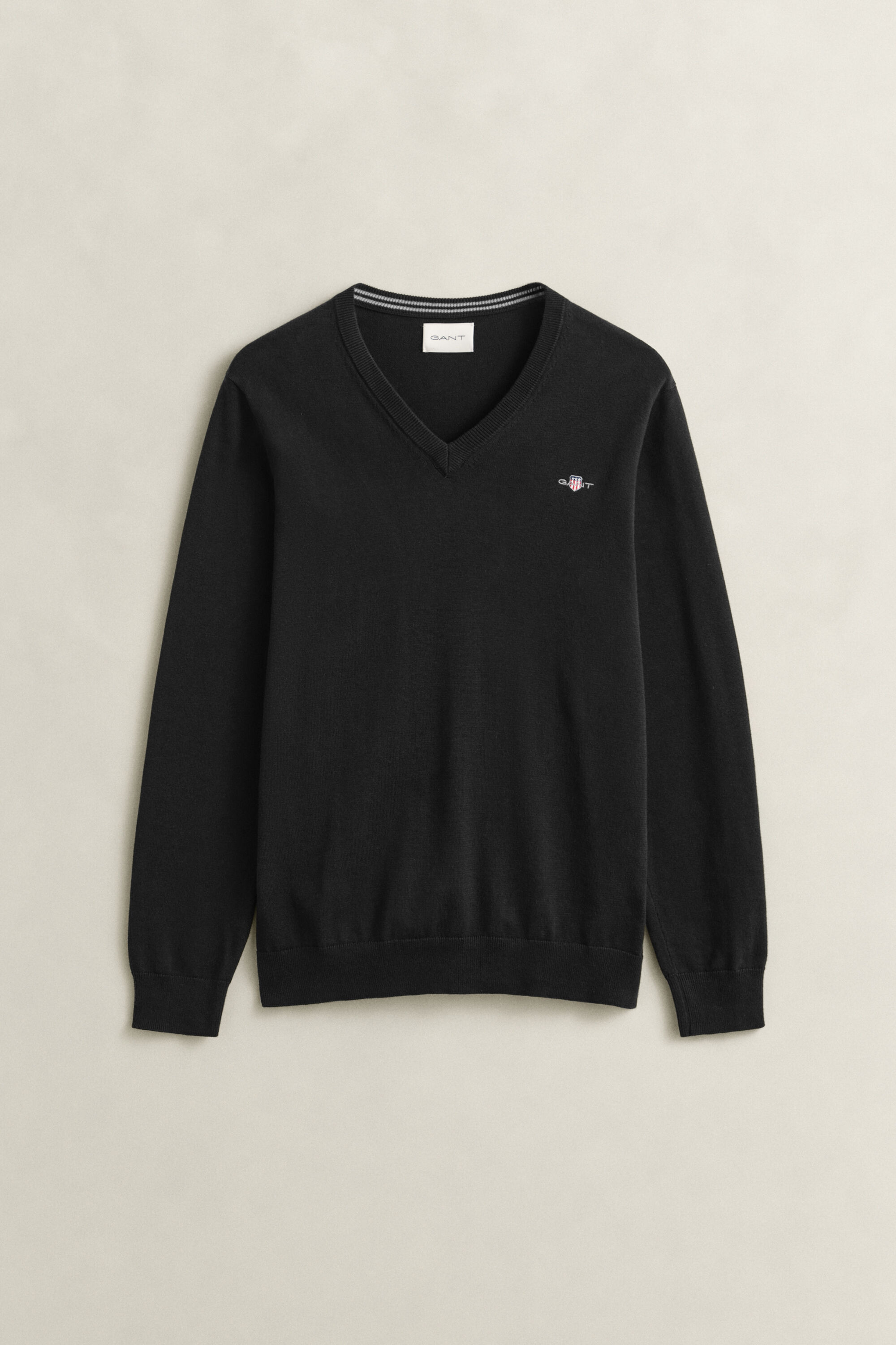 Maglia in cotone con scollo a V classico