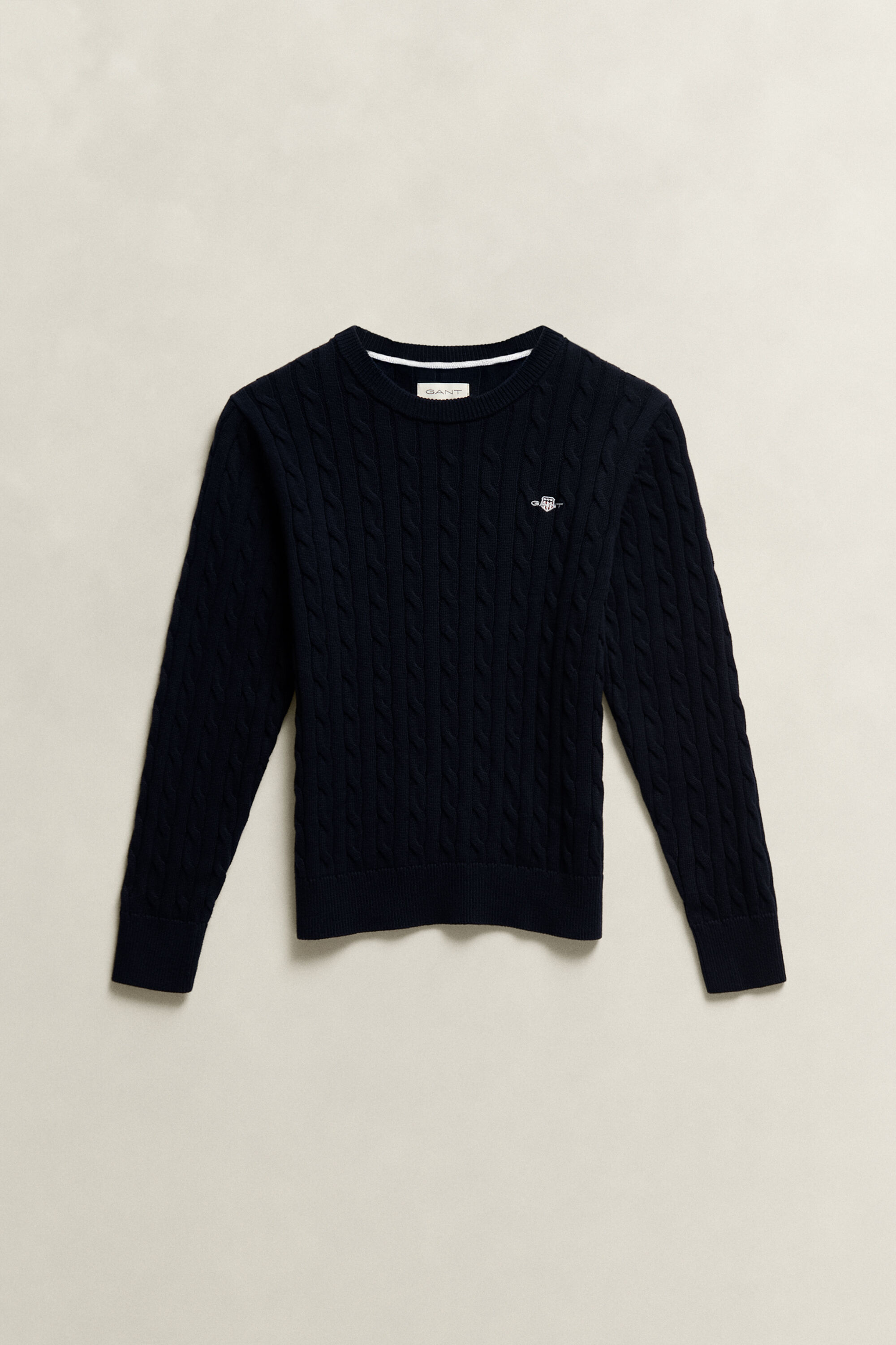 Maglia lavorata in cotone a trecce Shield Teen Girls