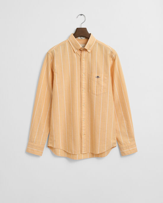 Camicia Oxford classica a righe regular fit
