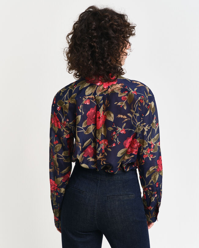 Camicia Rose in seta e cotone relaxed fit