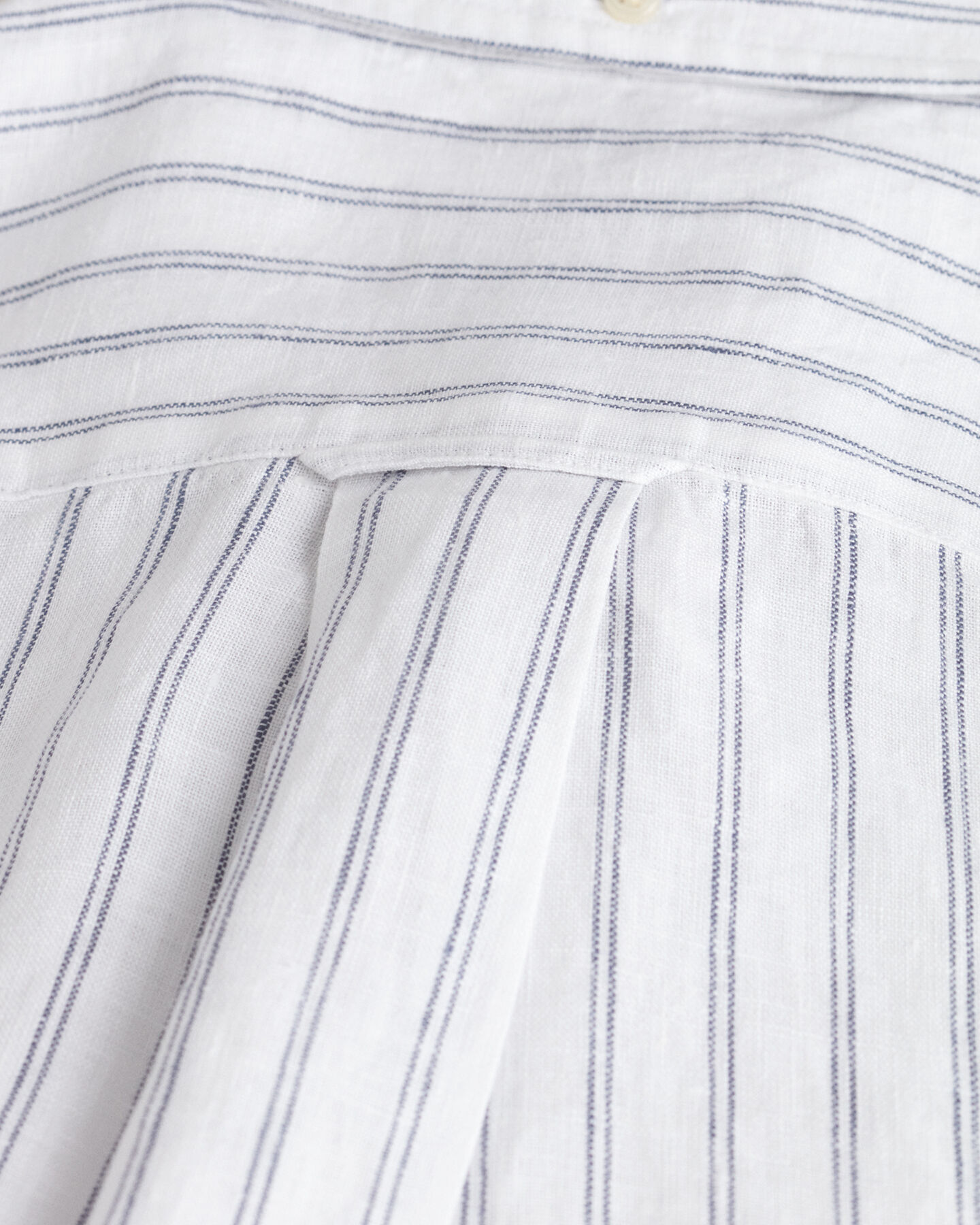 Camicia di lino a righe regular fit